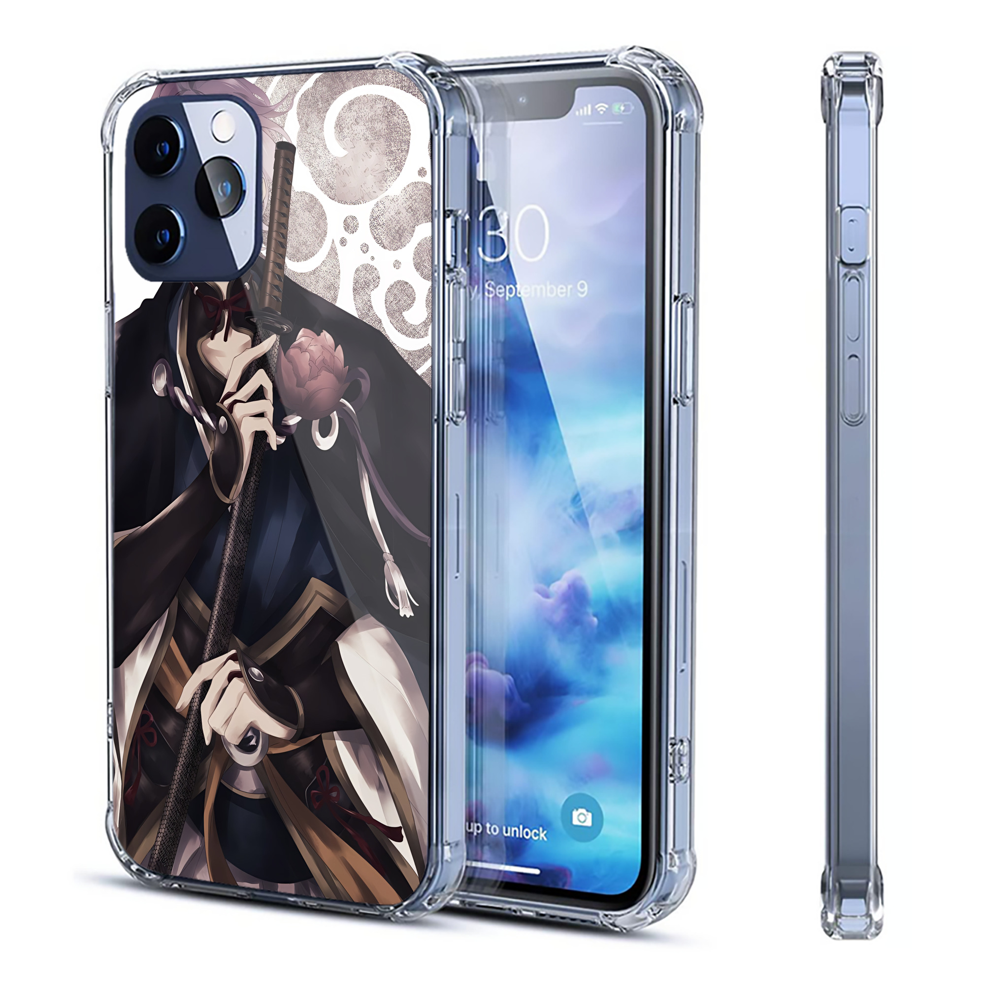 （画像用） 刀剣乱舞 Touken Ranbu 【iPhone 12シリーズ対応】透明スマホケース（クリアソフトケース）